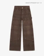 Aged Nara Double Knee Carpenter Pant