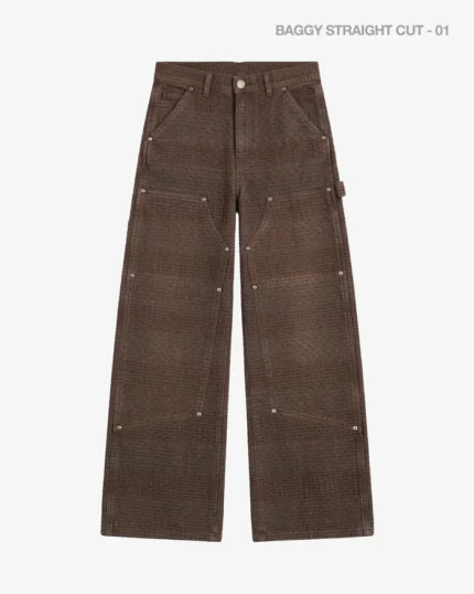 Aged Nara Double Knee Carpenter Pant