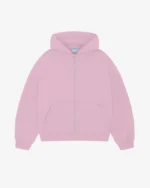 Baby Pink Zip Hoodie