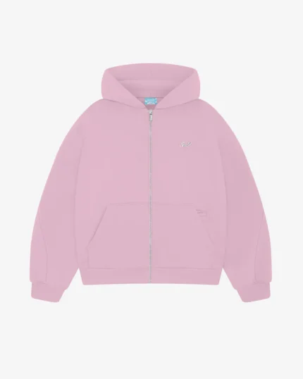 Baby Pink Zip Hoodie