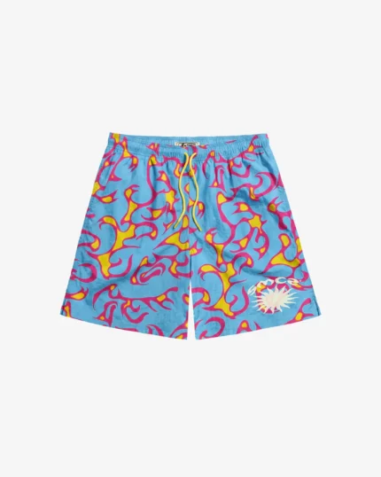 Beach Shorts Electric Waves