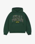Coral Green Crew Hoodie
