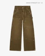 Double Knee Carpenter Pant Memories Green