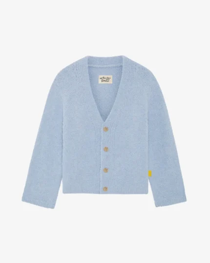 Fluffy Cardigan Baby Blue