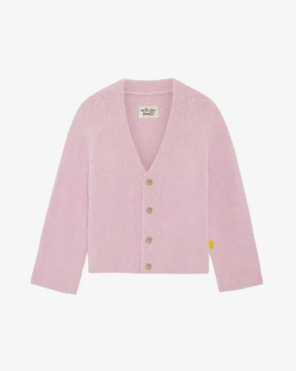 Fluffy Cardigan Baby Pink