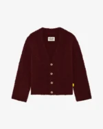 Fluffy Cardigan Bordeaux