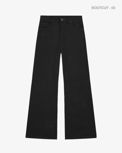 Graphite Raw Bootcut Denim