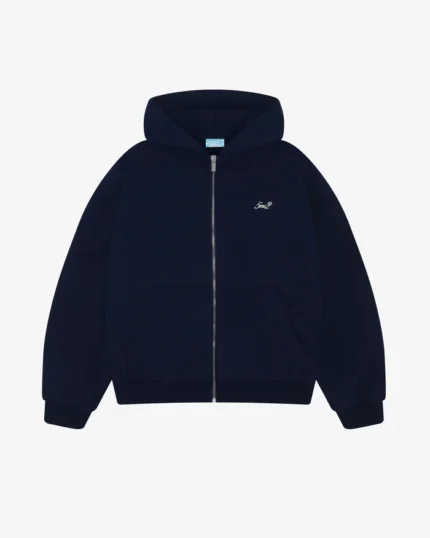 Midnight Blue Zip Hoodie