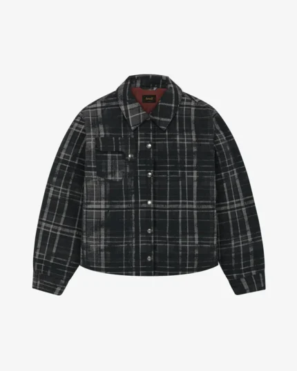 Padded Rainproof Jacket Asphalt Black
