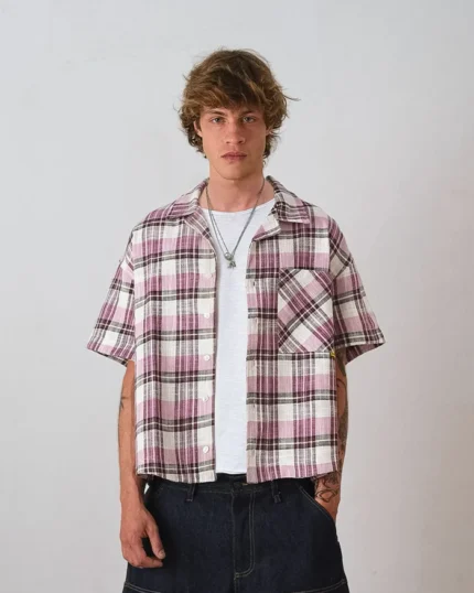Check Shirt Flamingo