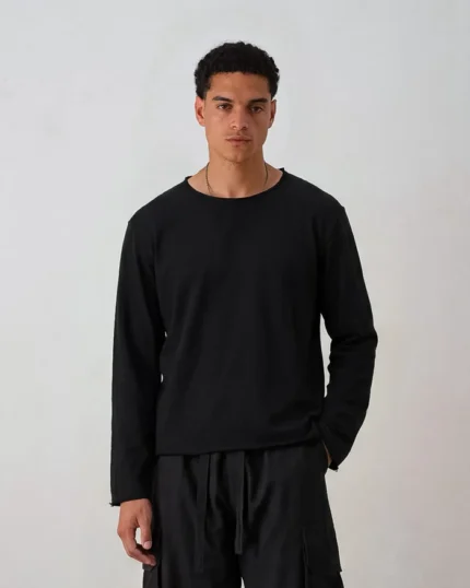 Slub Longsleeve Black